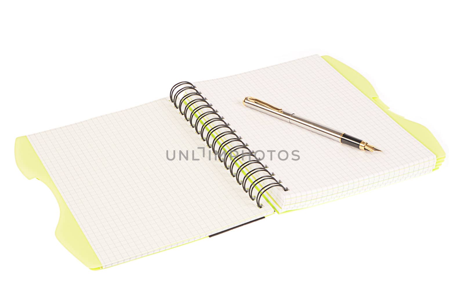 notebook & pen by dyoma