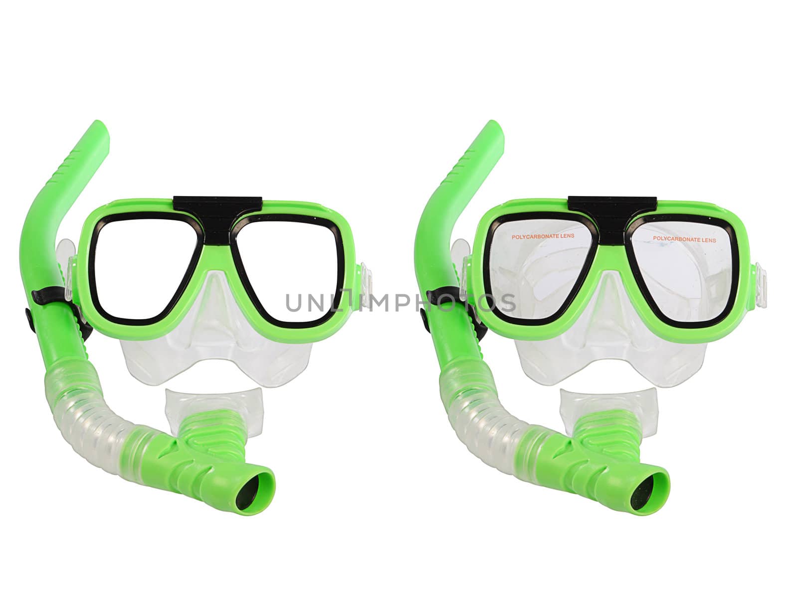 swimming mask isolated on white background