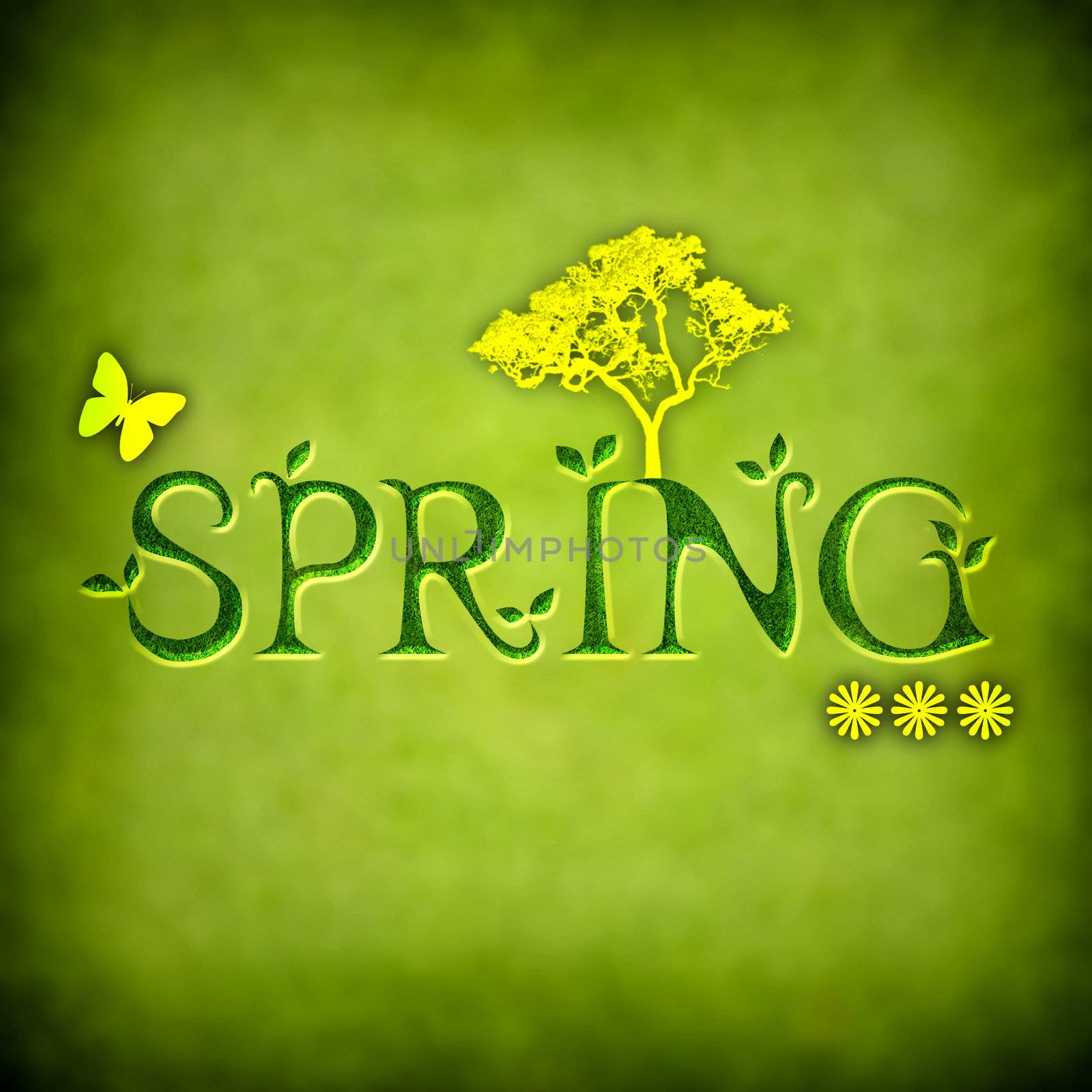 spring background illustration by mlopes