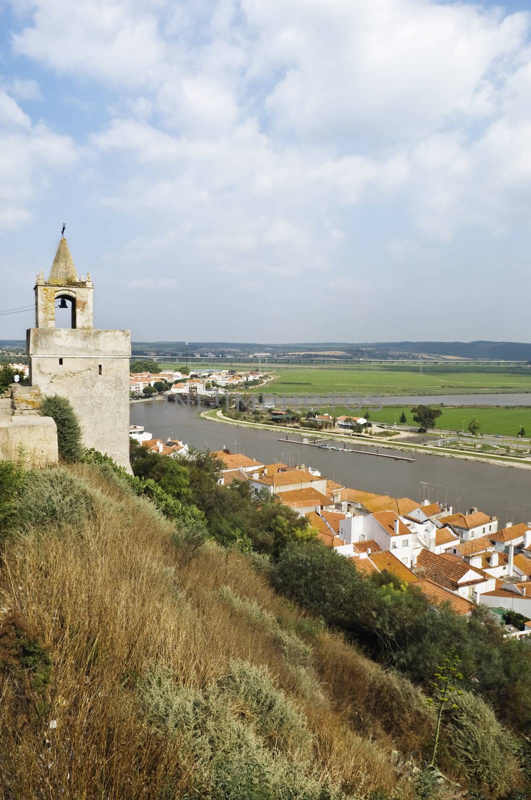 Bell tower, Alcacer do Sal, Alentejo, Portugal
