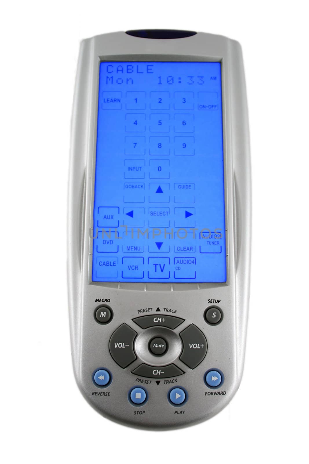 Lighted Touch Screen TV remote control