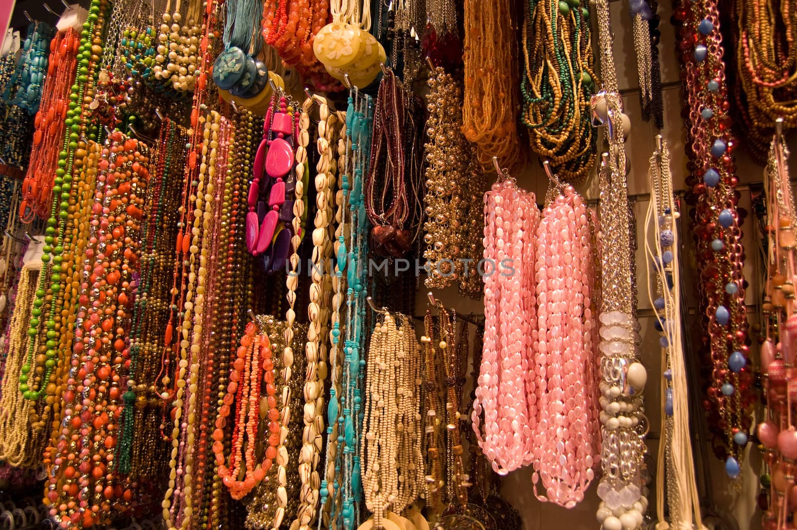 collection of many colorfull necklaces by ladyminnie