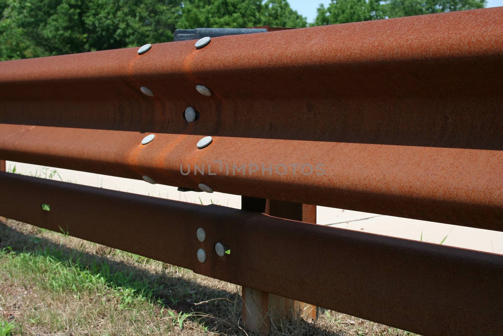 an image of a Rusty Guardrail