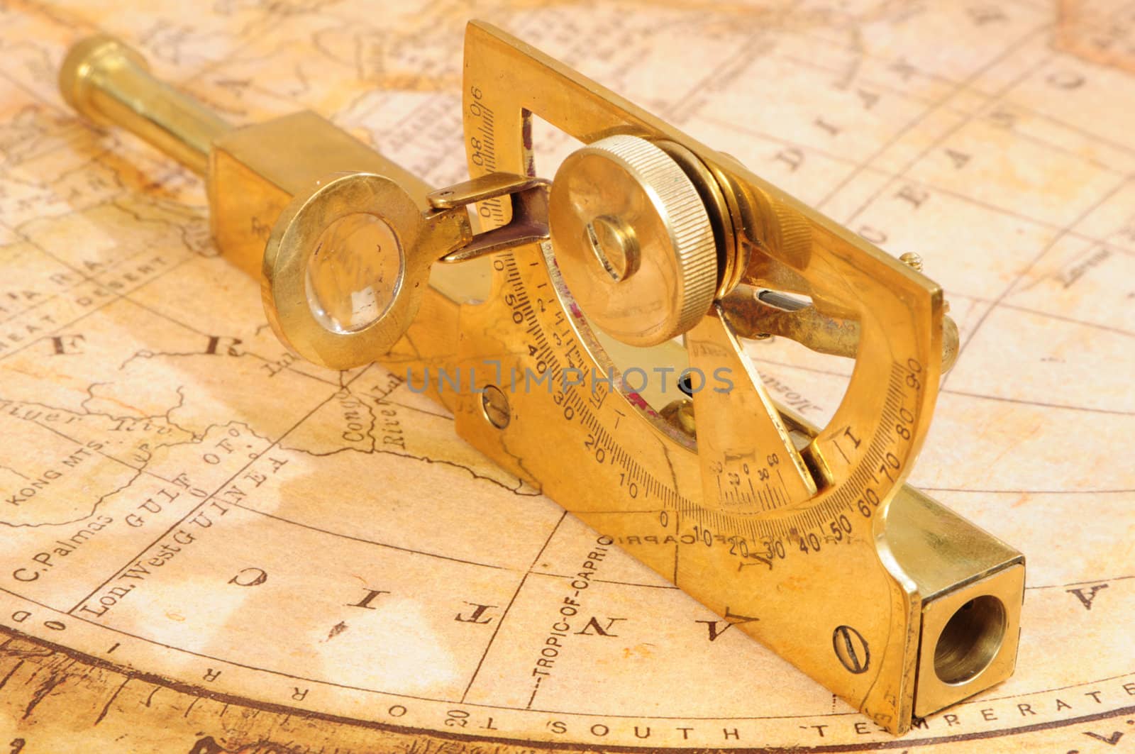 old-fashioned navigation device by dyoma