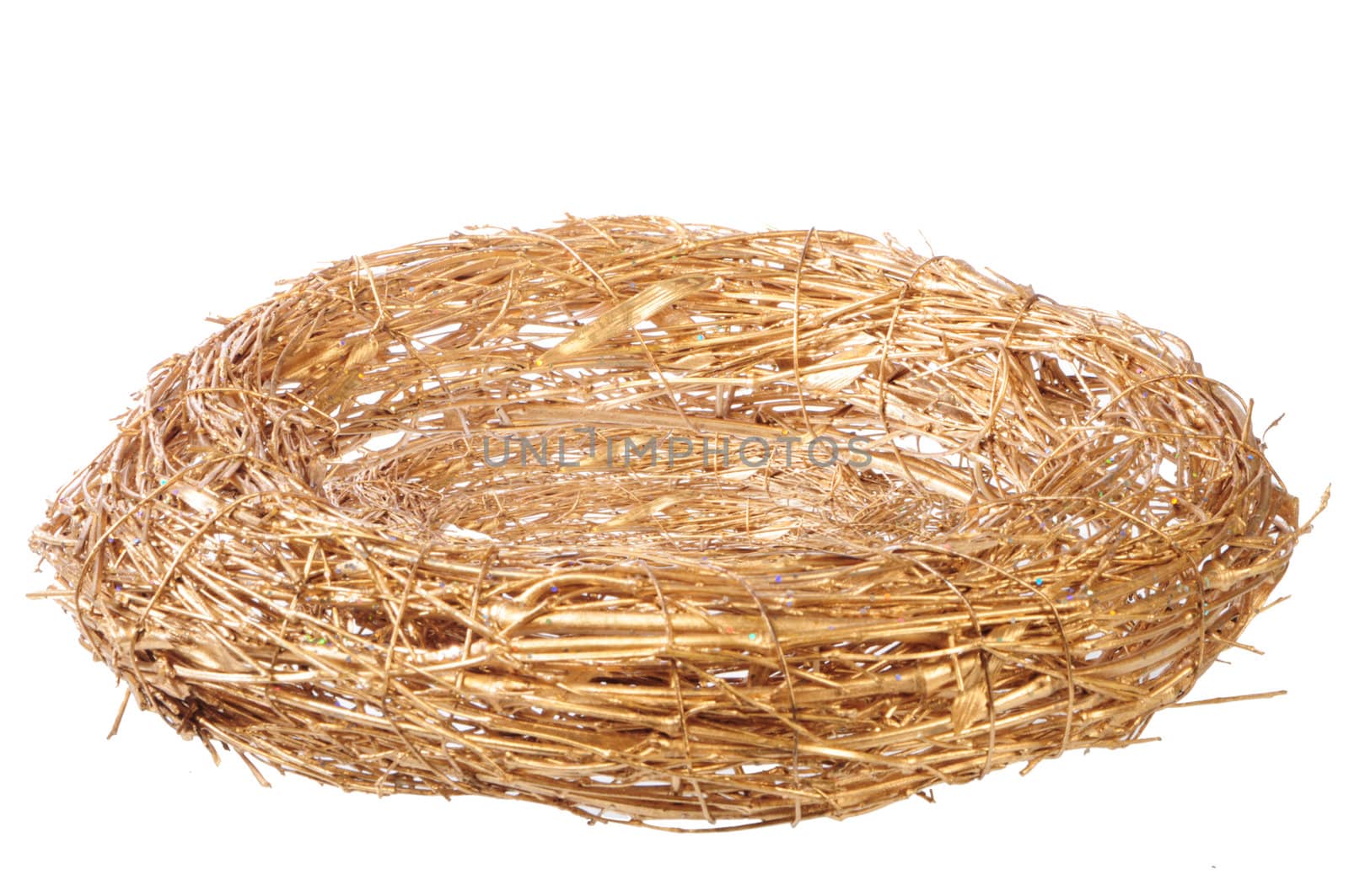 empty golden nest by dyoma
