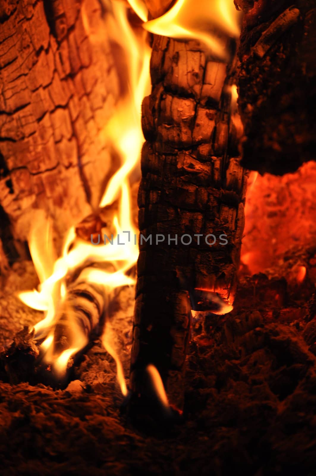 Campfire Embers by RefocusPhoto