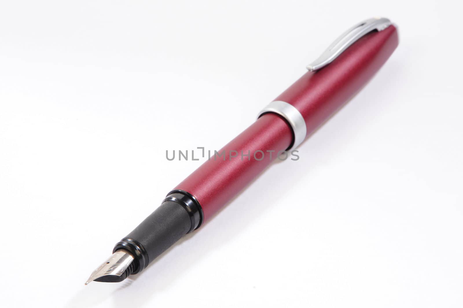 deep red ink pen by dyoma