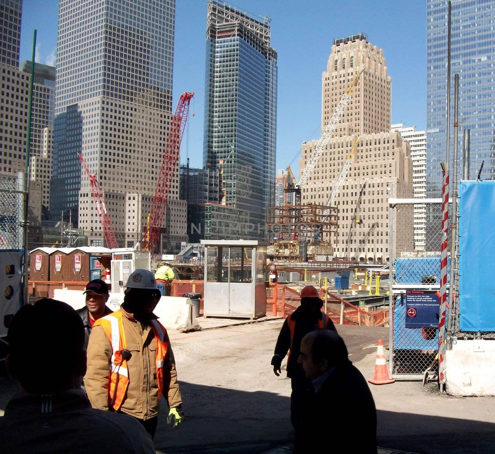 World Trade Center Construction by RefocusPhoto