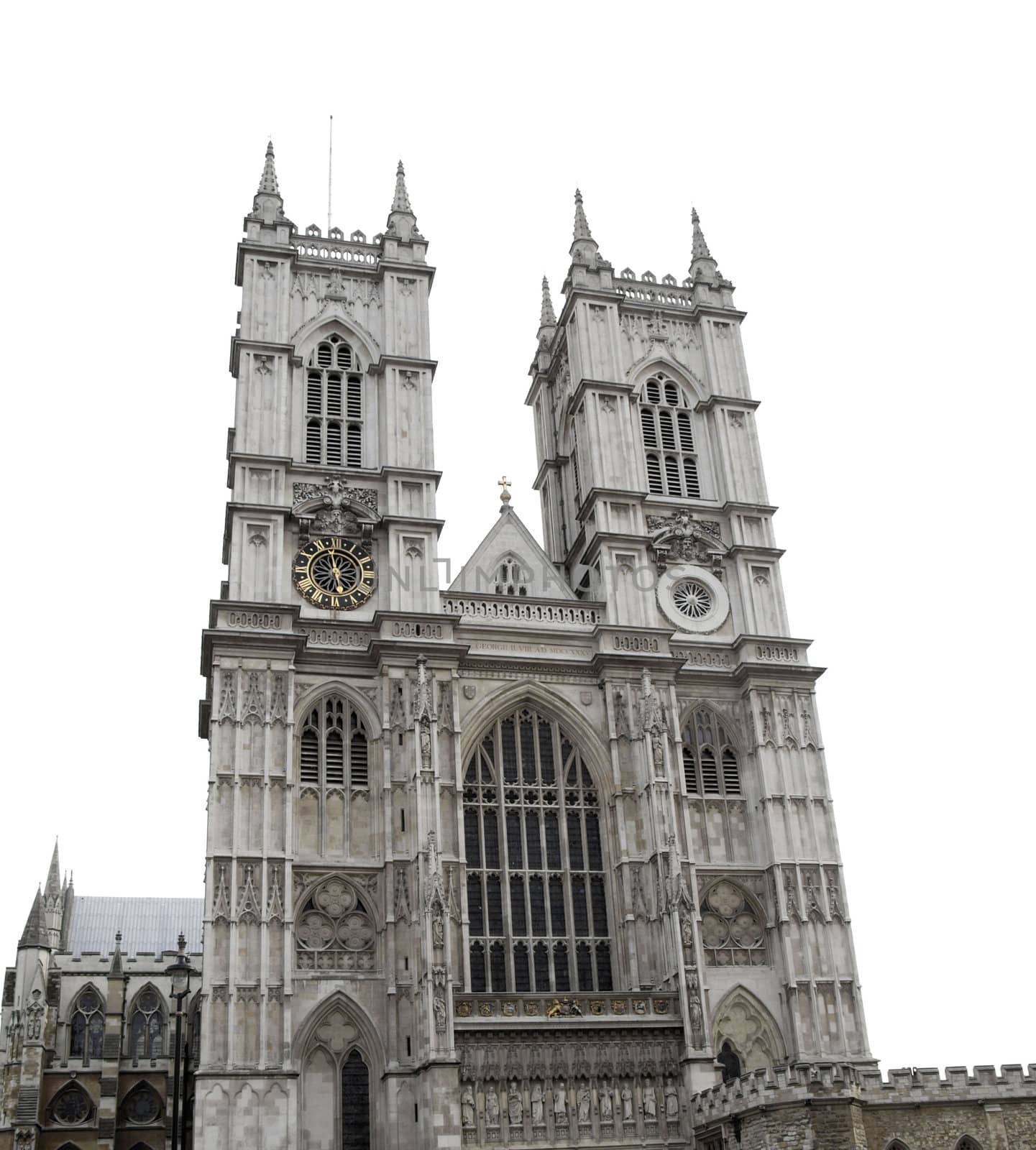 Detail of Westminster Cathedral in London, UK