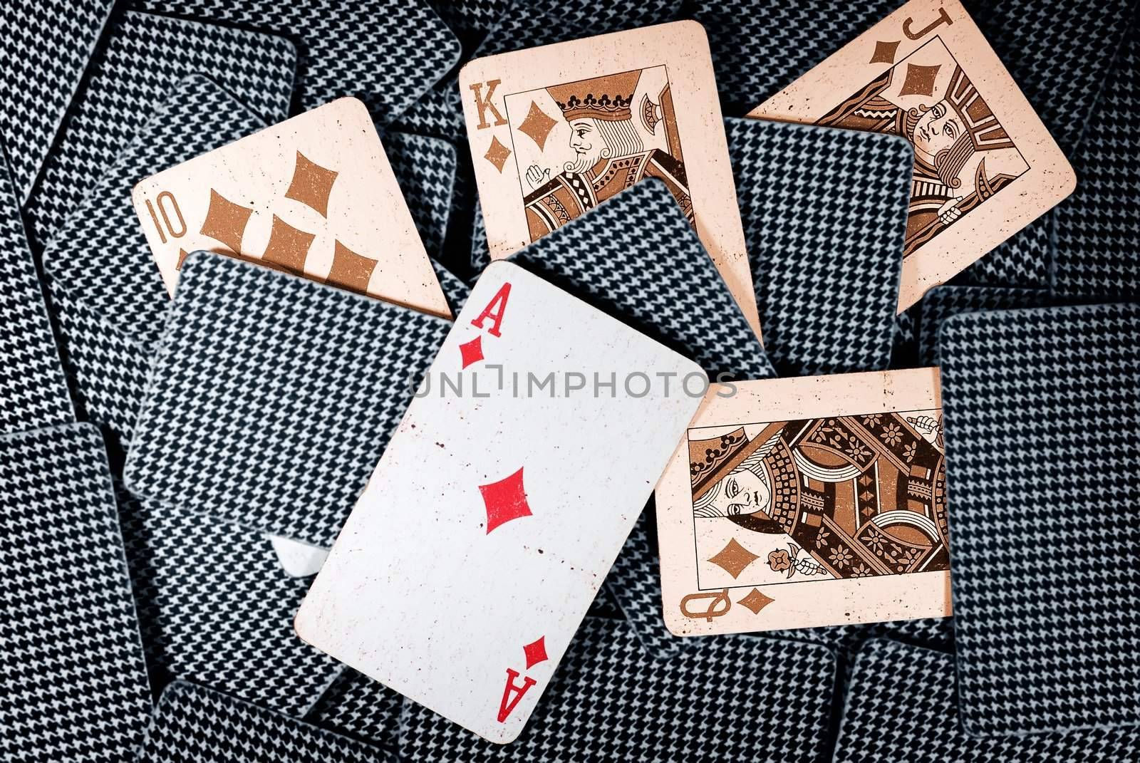 Old Royal Flush Poker by elwynn