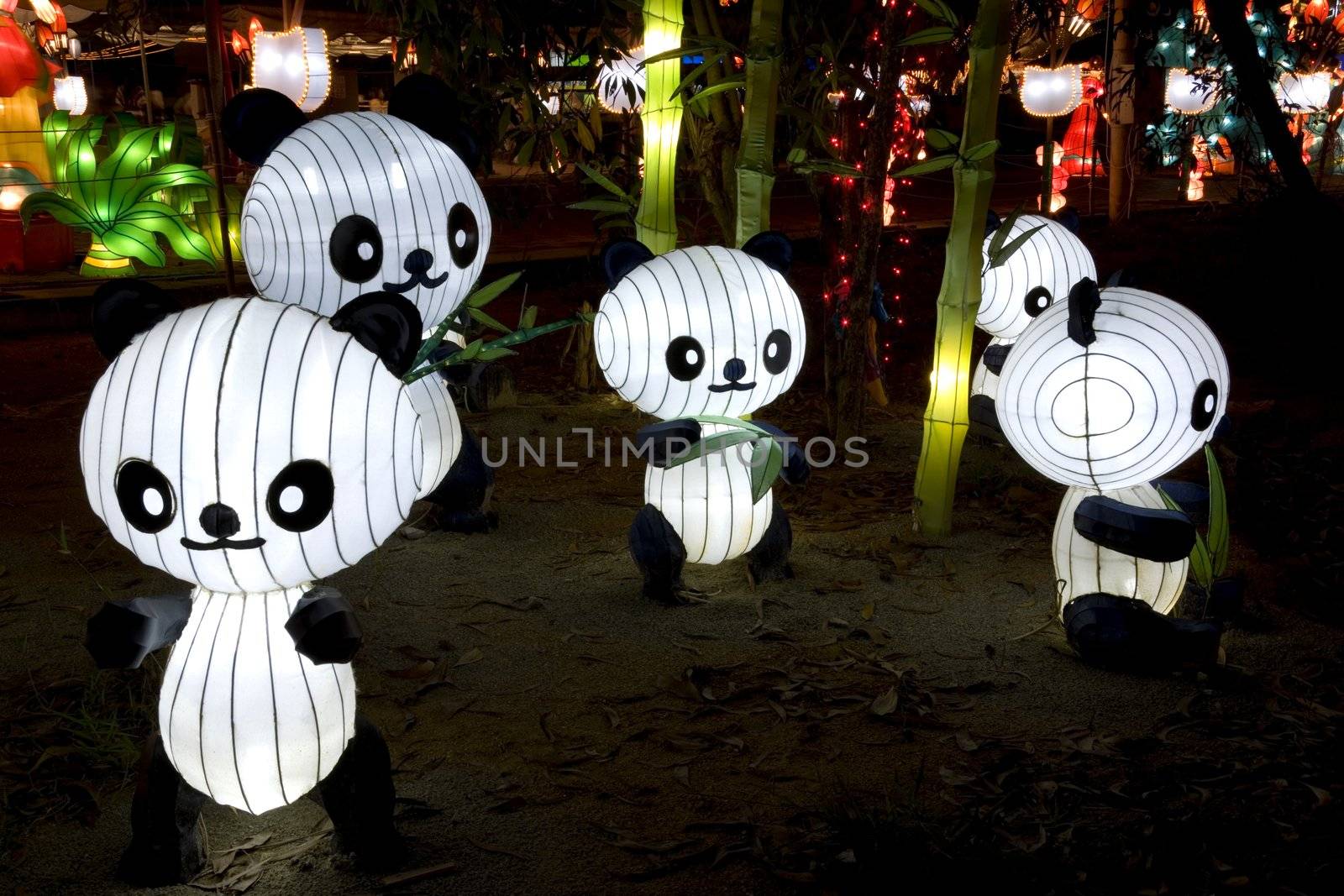 Panda Lanterns by shariffc