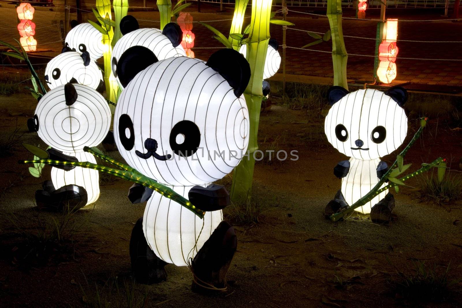 Panda Lanterns by shariffc