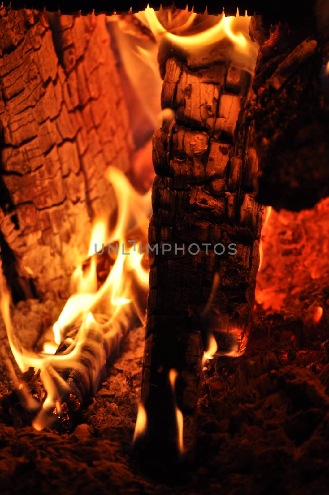 Campfire Embers by RefocusPhoto