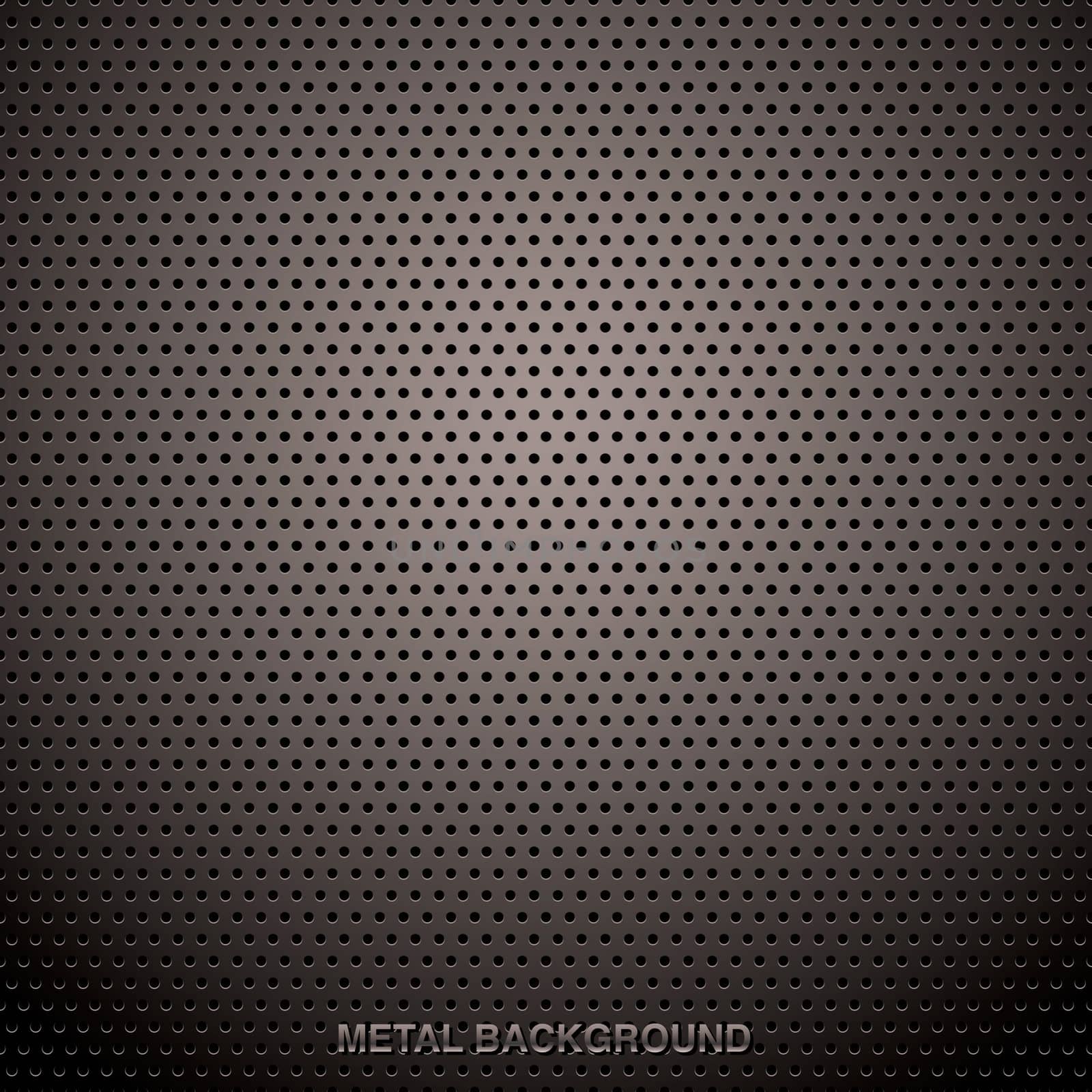 Abstract metal grill background with holes and ideal web page backdrop