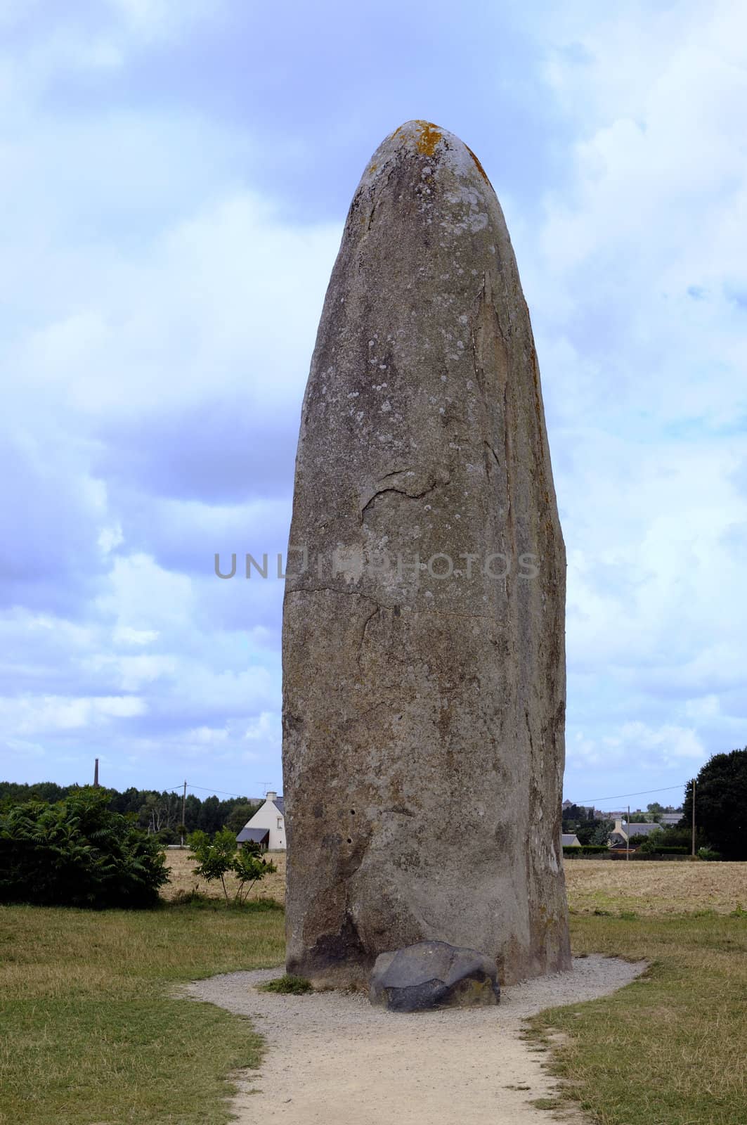 Famous Megalith in Dol-de-Bretagne in Brittany, France