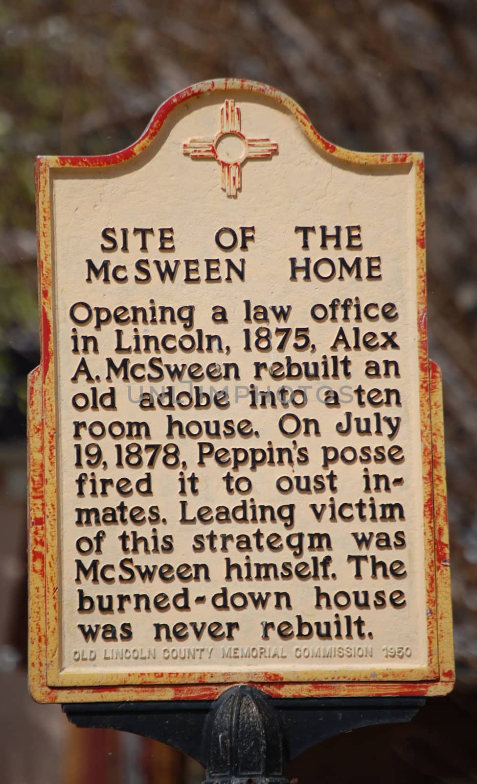 Site of the McSween Home