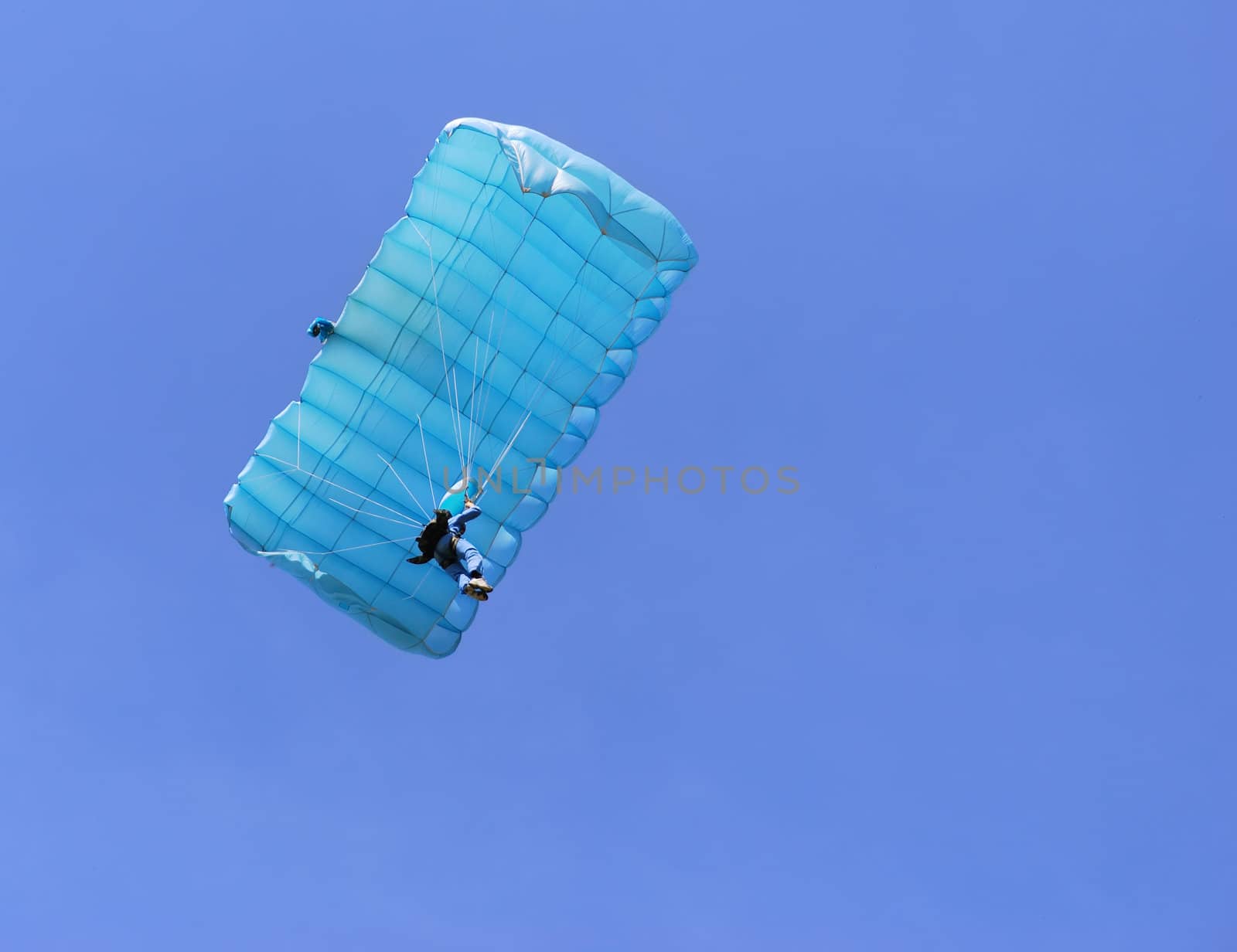 Blue parachute by whitechild