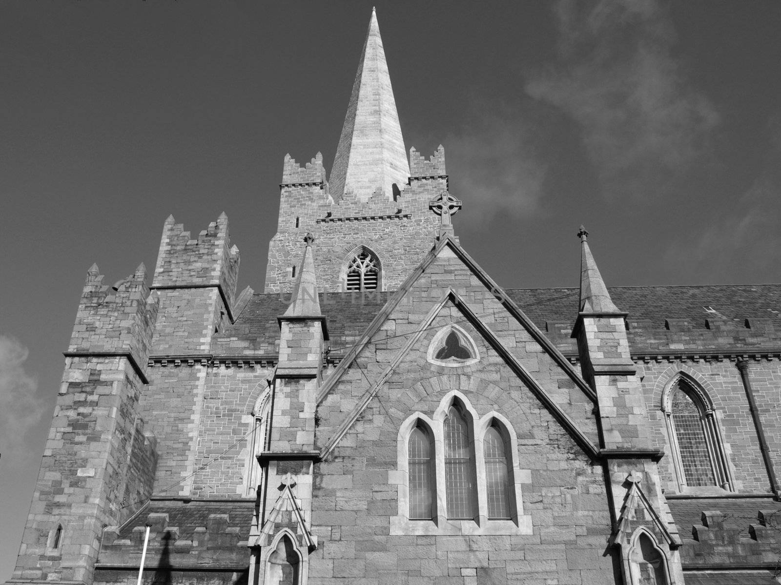 Christ Church in Dublin, gothic architecture style