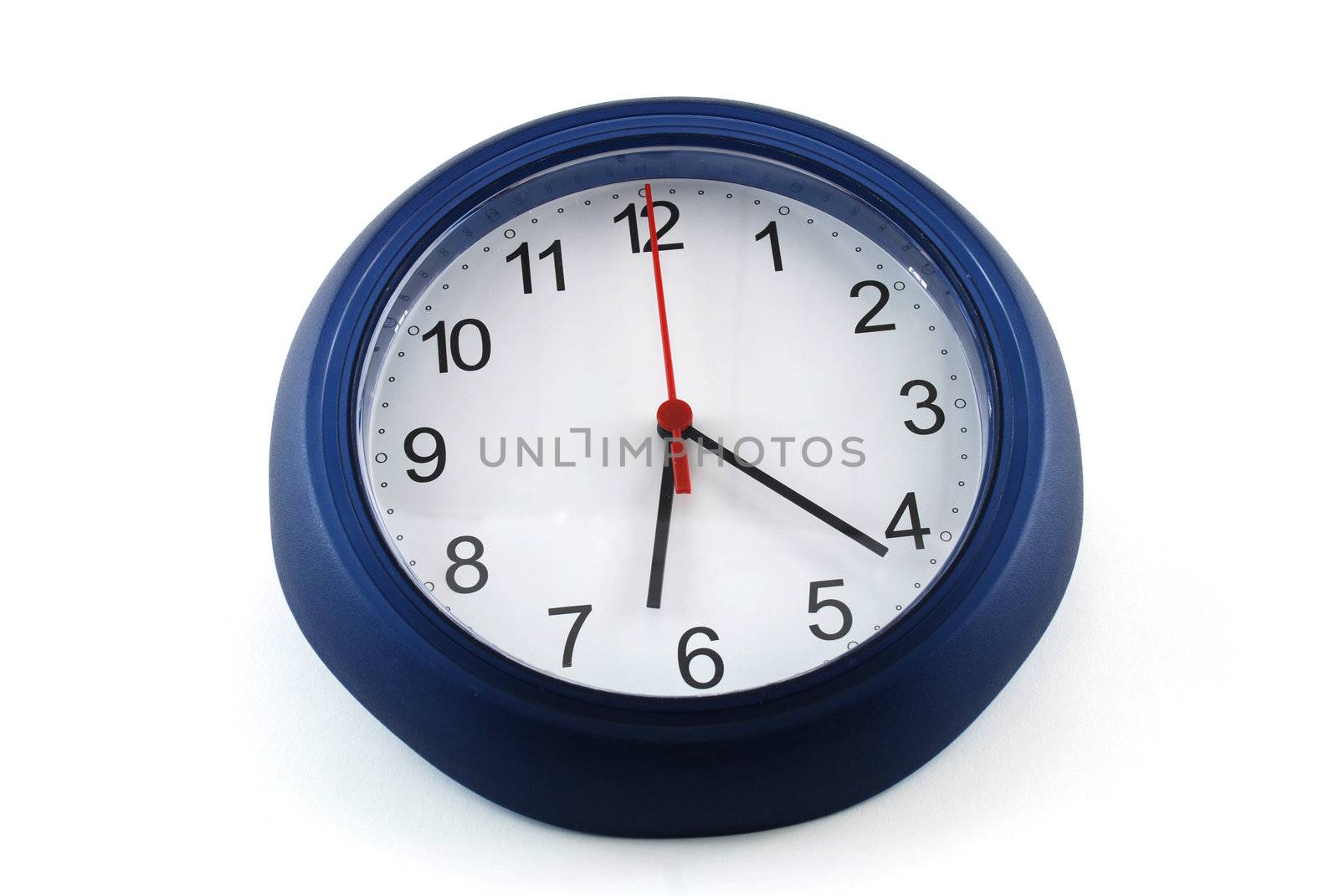 Pictures of a clock showing the passing to time