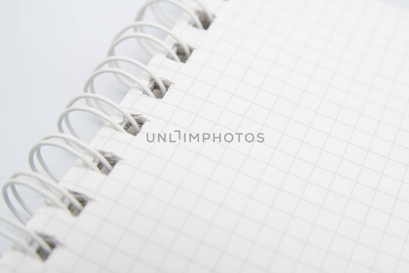 Close up of blank and small notepad