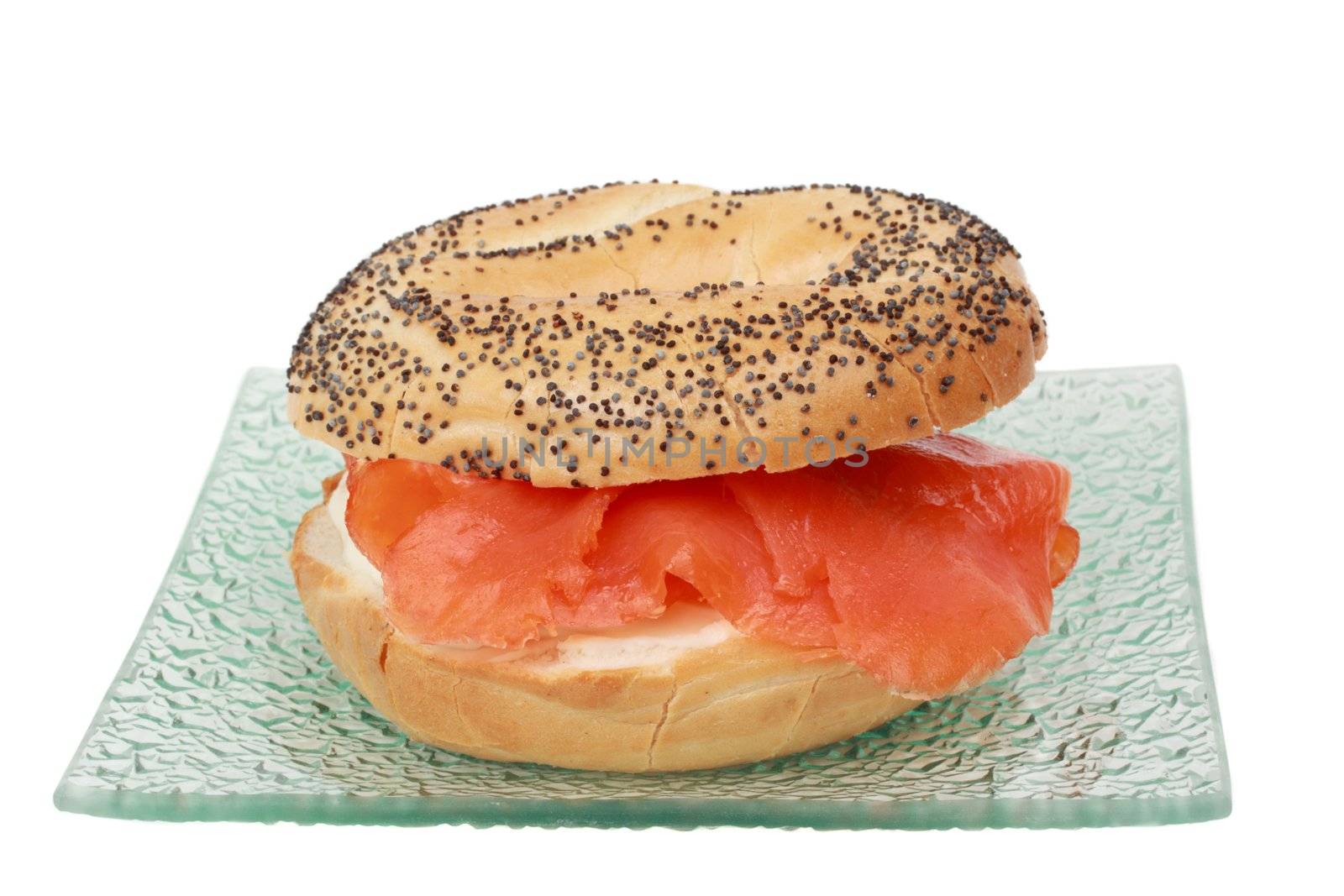 smoked trout bagel by lanalanglois