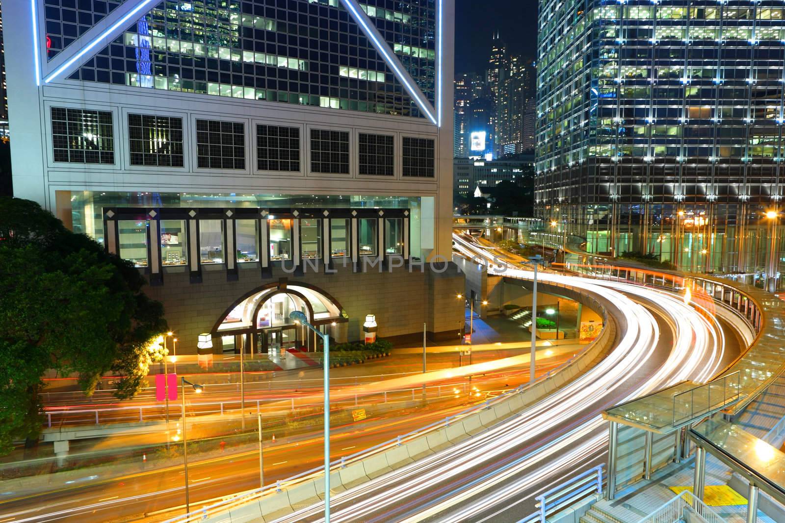 Hong Kong at night