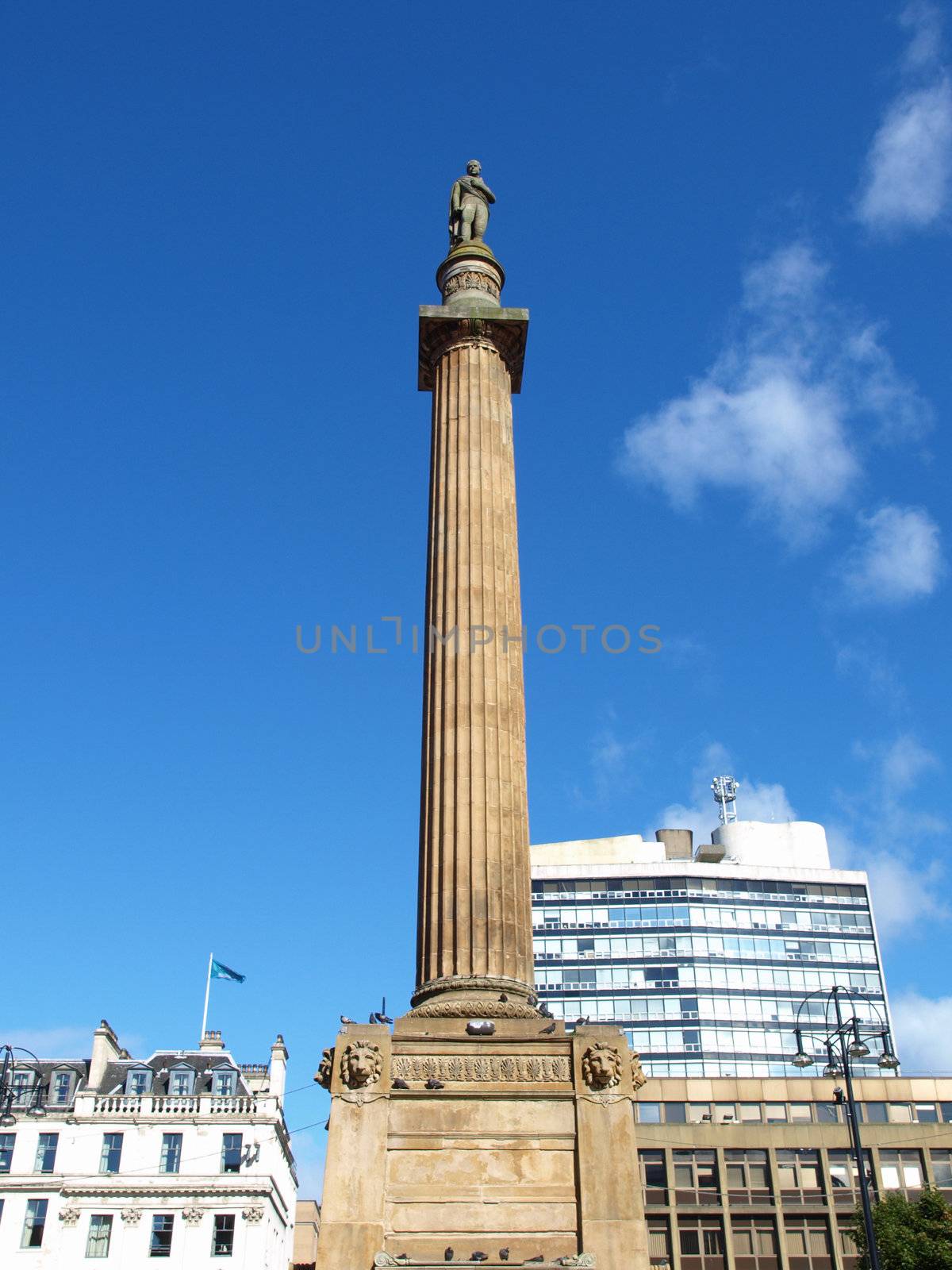 Sir Walter Scott column in George Square, Glasgow