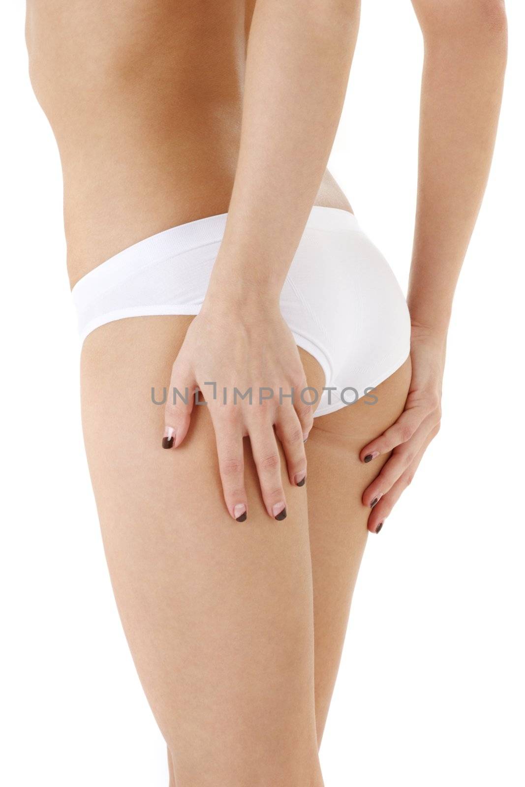 healthy back in white panties #2 by dolgachov