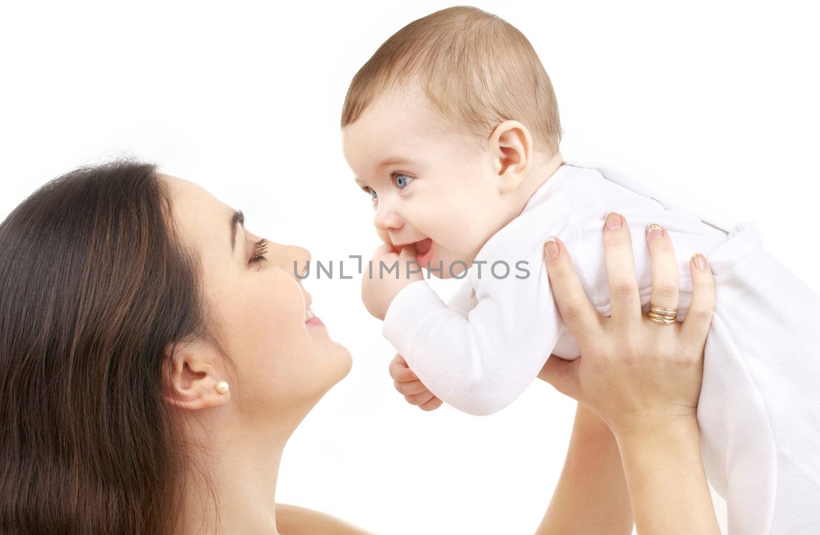 happy mother with baby boy #2 by dolgachov