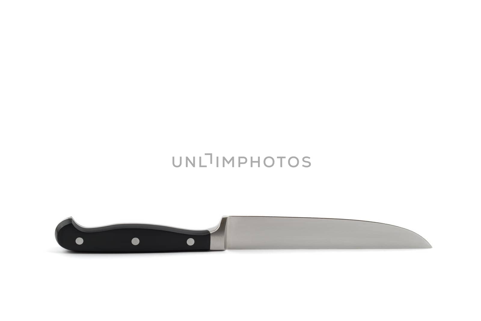 kitchen knife, shot on white