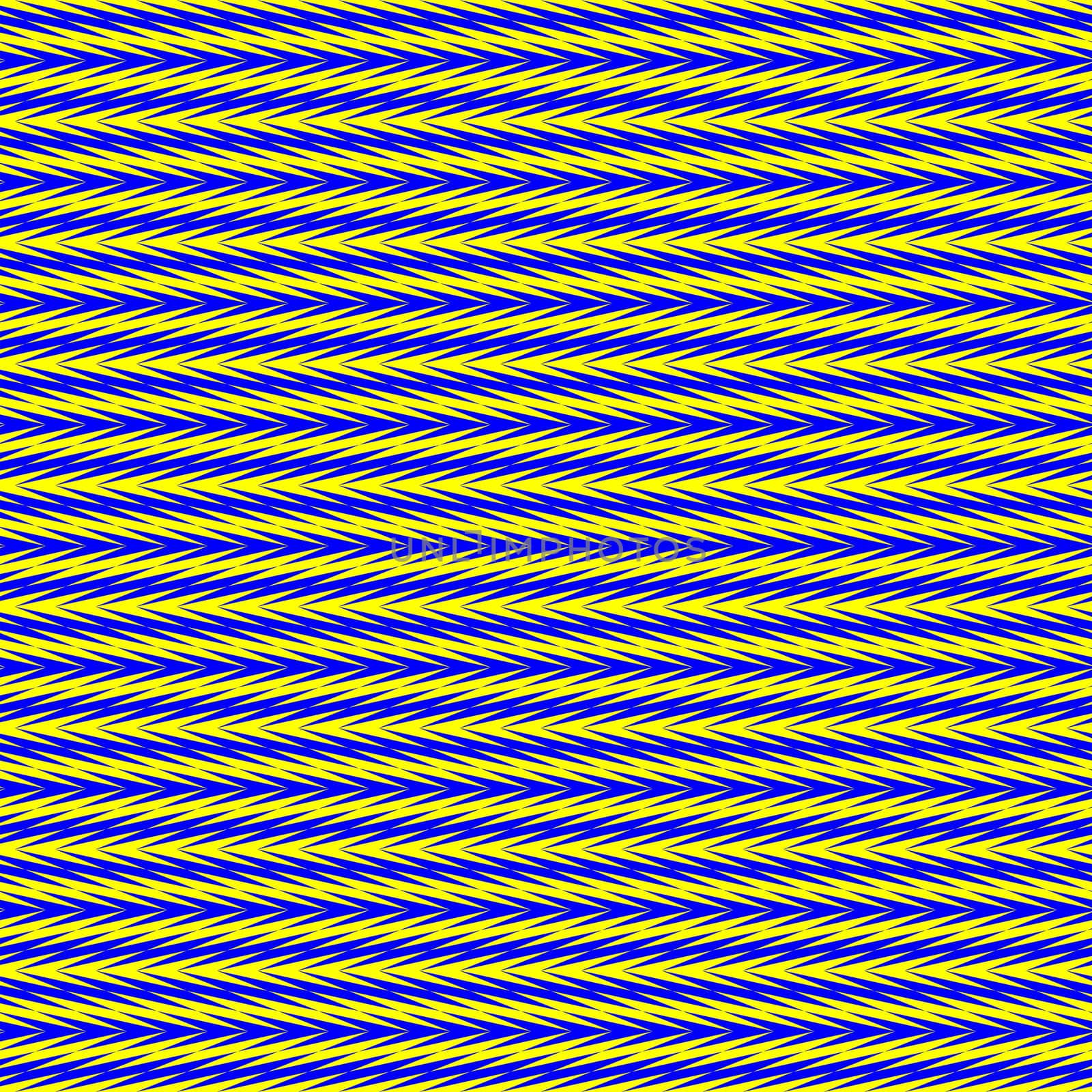 seamless texture of many blue or yellow arrows intertwined