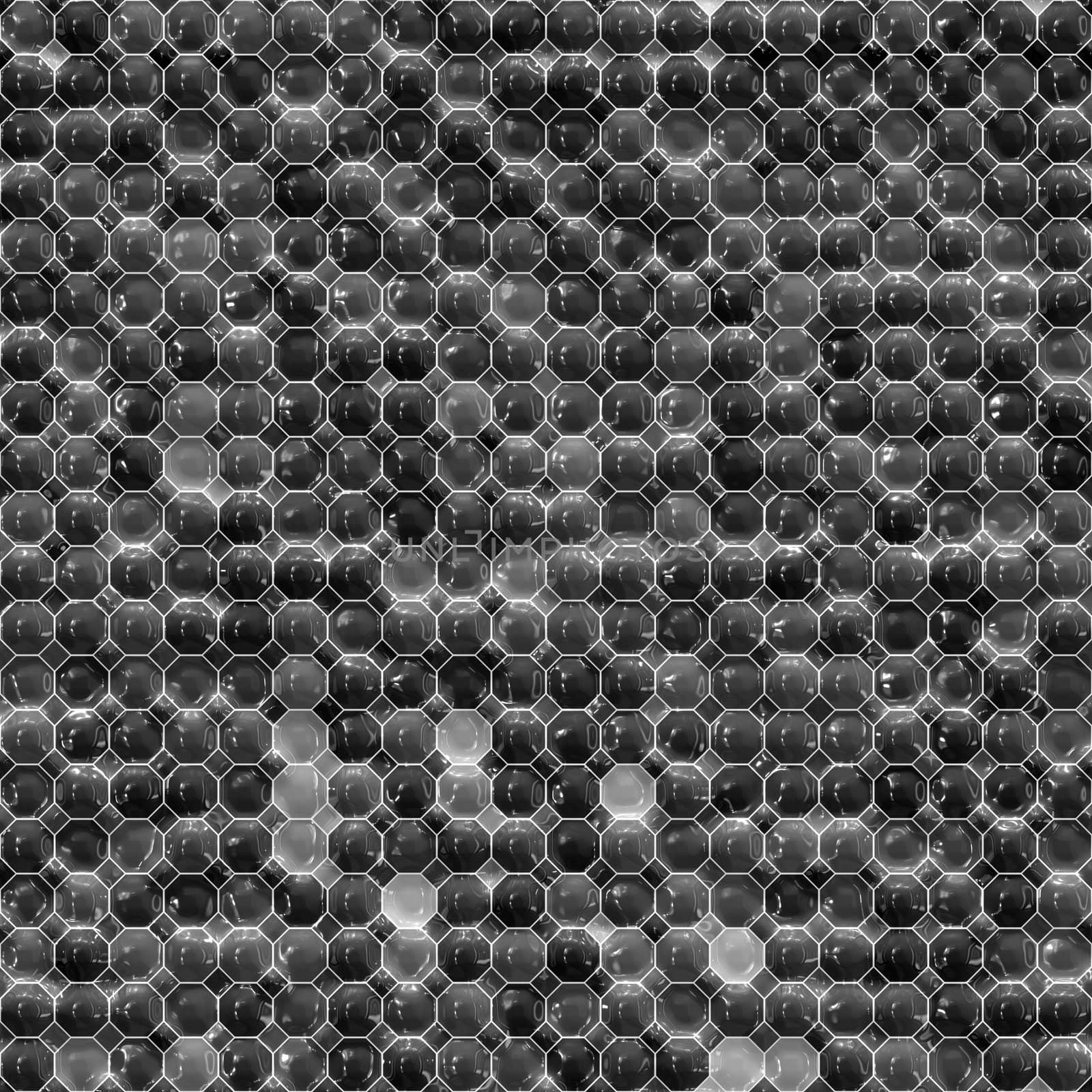 seamless texture of shiny black and grey tiles