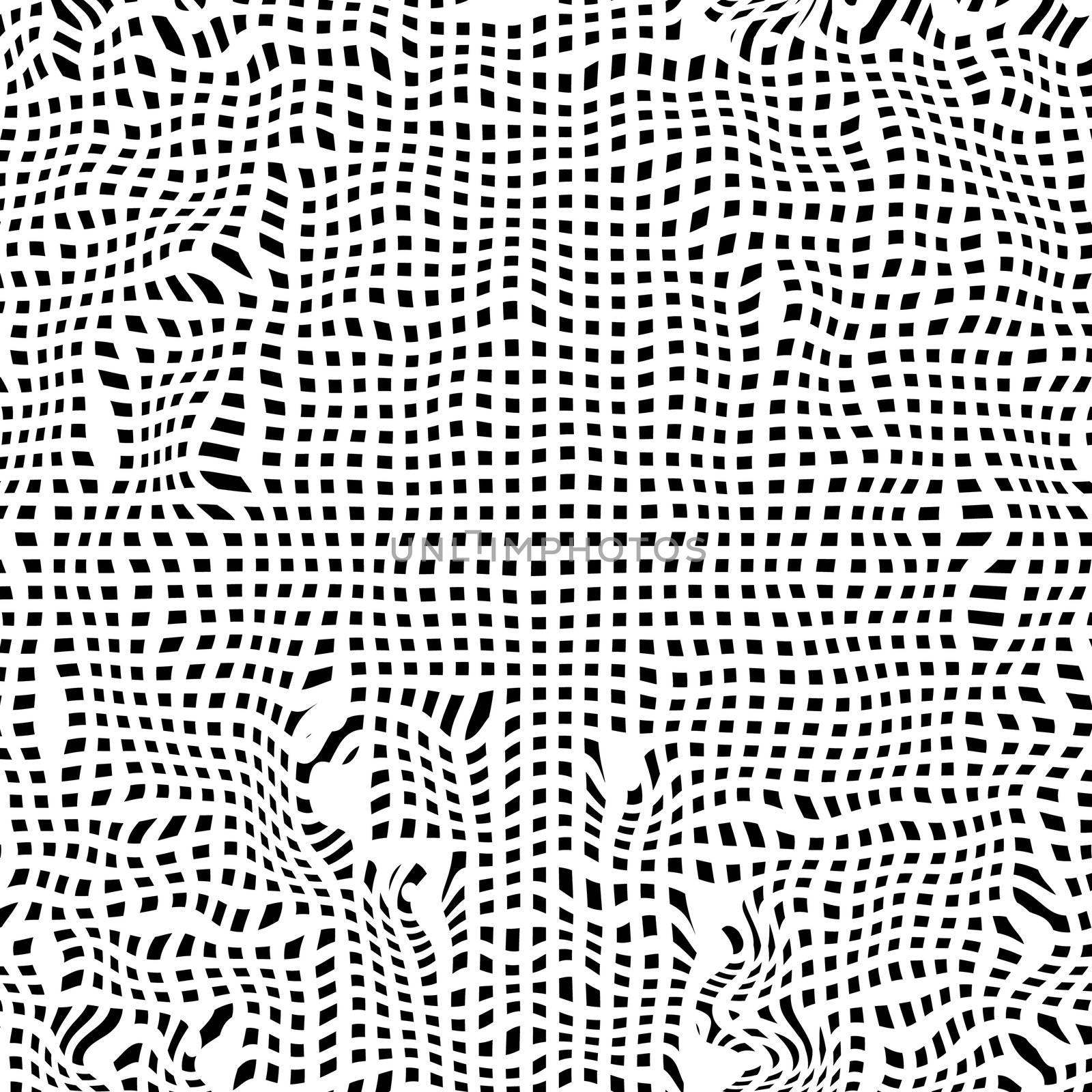 abstract black and white net pattern by weknow