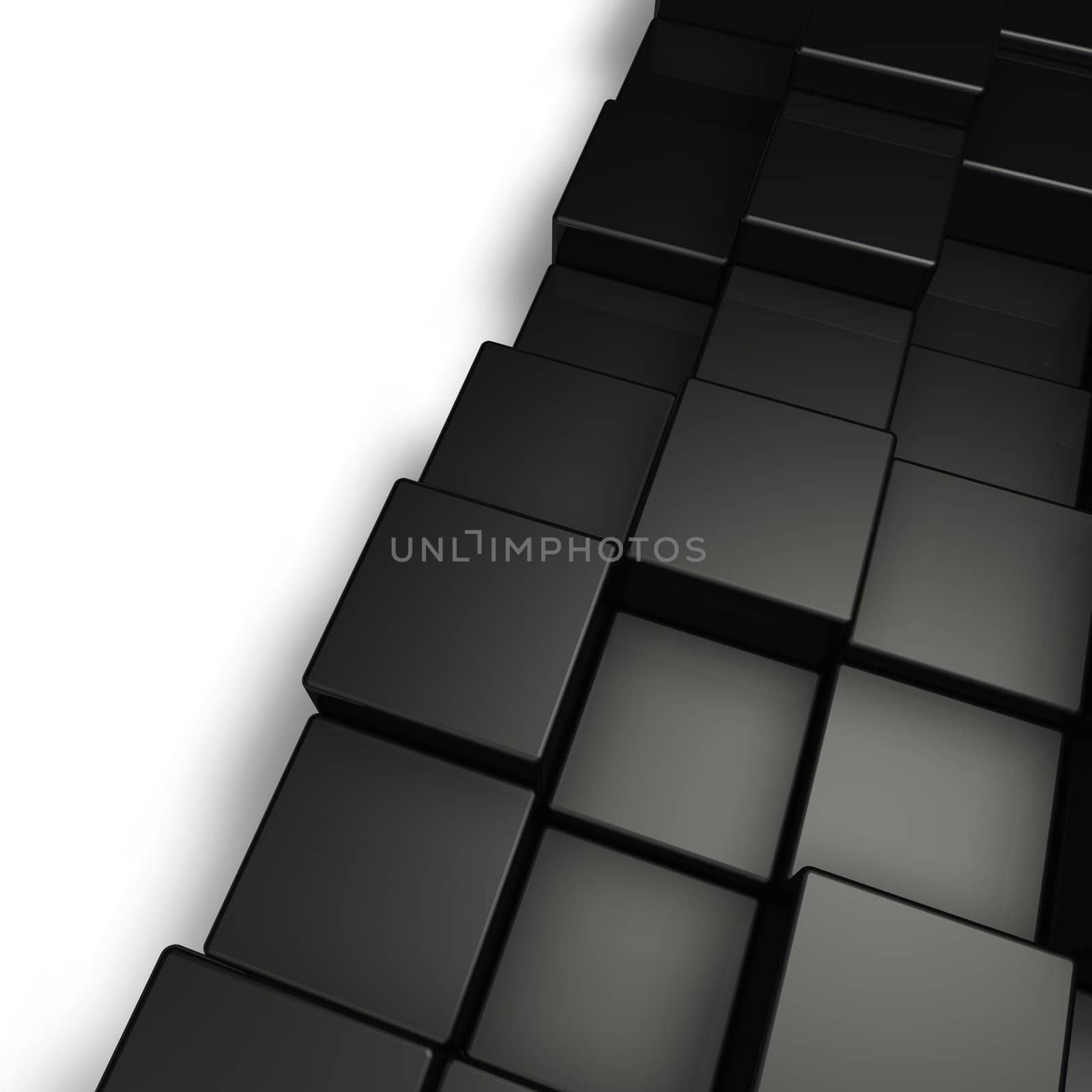 3d cubes background - illustration