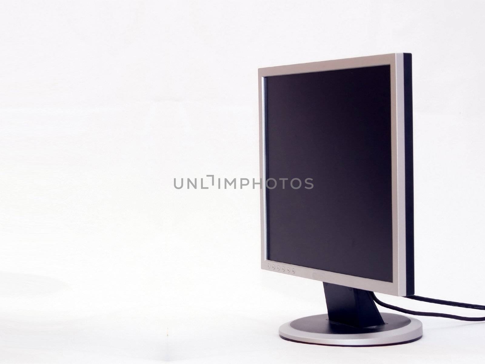  Computer on white background  by Baltus