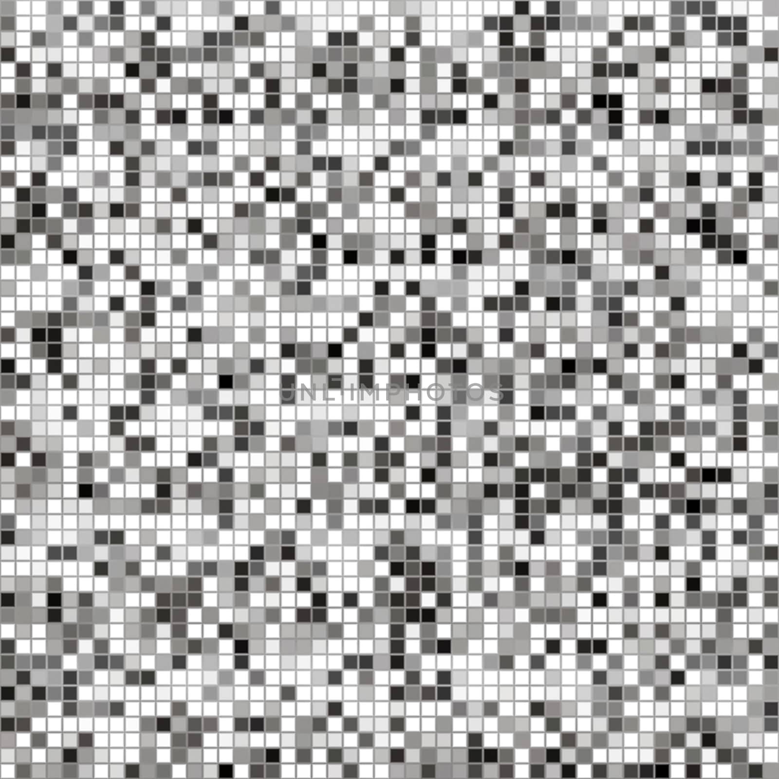 seamless texture of little black, white and grey blocks