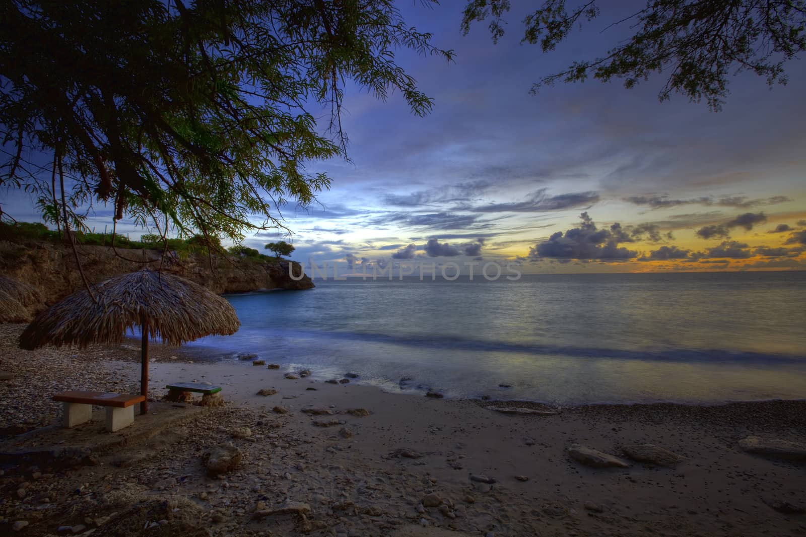 Sunset Curacao by kjorgen