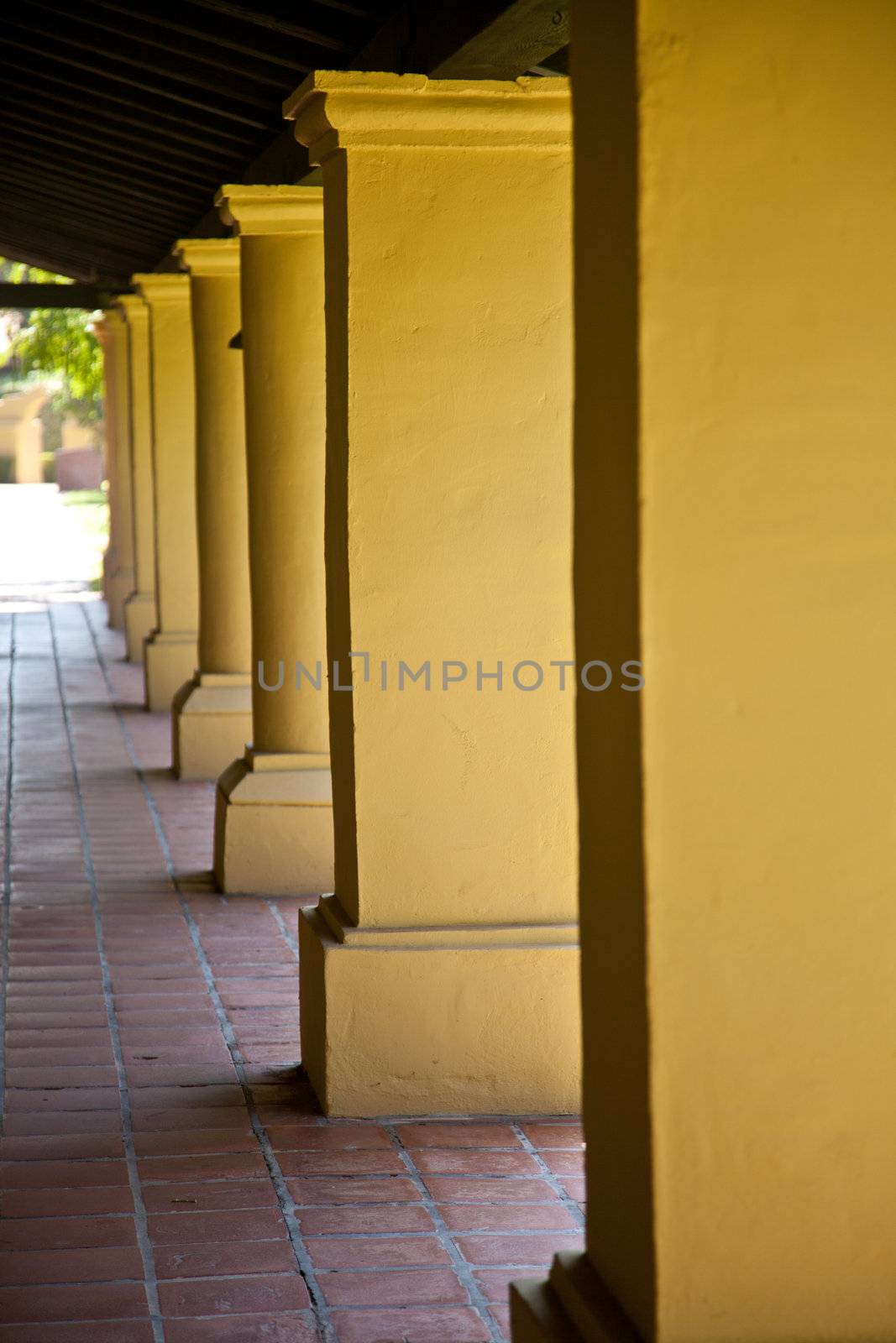 Mission San Fernando Rey de Espa�a is located on the former Encino Rancho in the Mission Hills community of northern Los Angeles, near the site of the first gold discovery in Alta California.