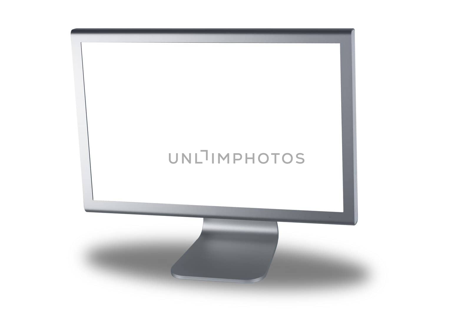 computer lcd or tft monitor with flat screen