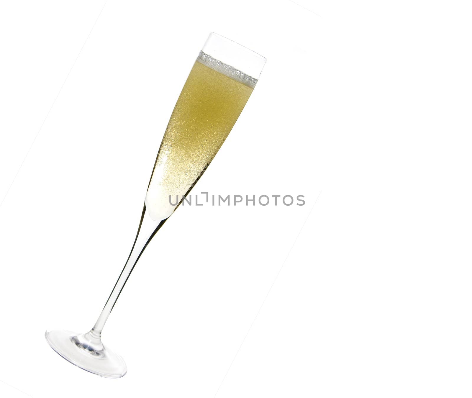 Champagne glass celebration by Trebuchet