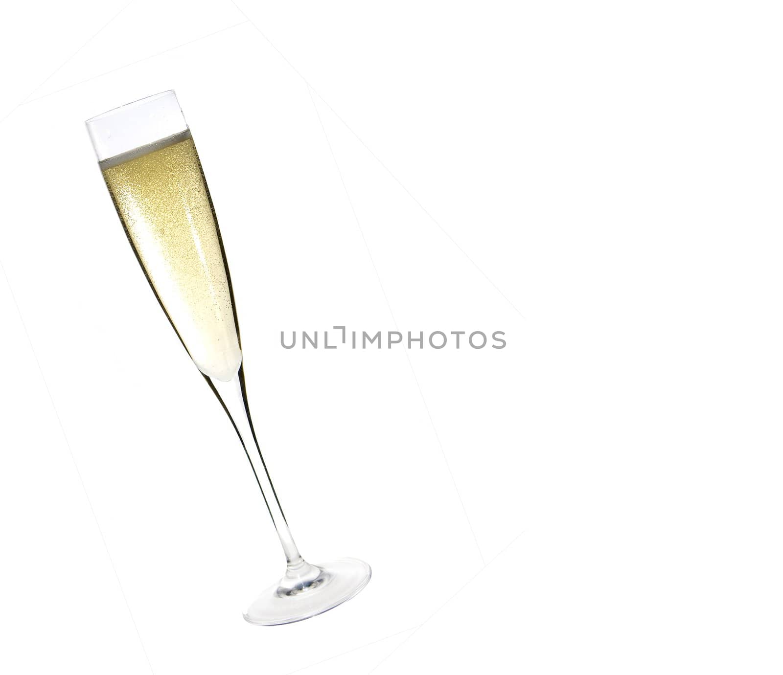 Champagne glass celebration by Trebuchet