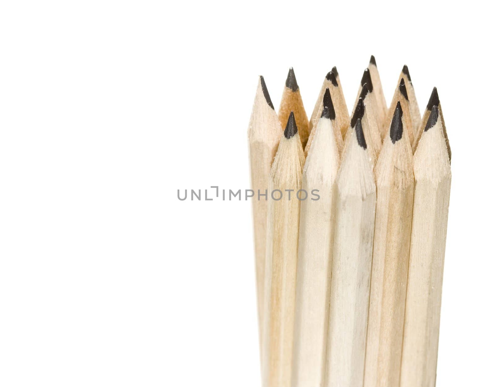 isolated pencil by Trebuchet