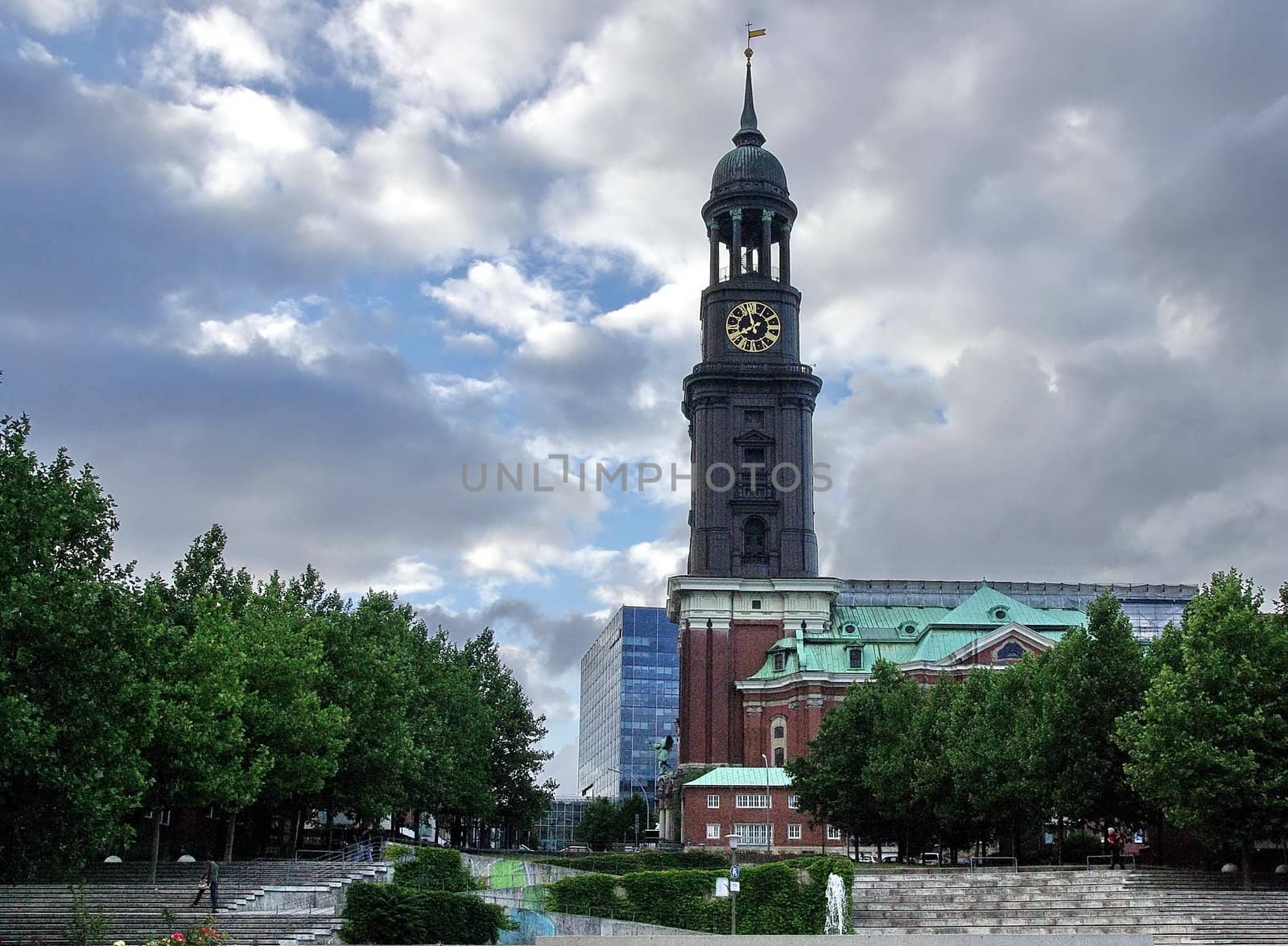 Hamburger Michel church in Hamburg