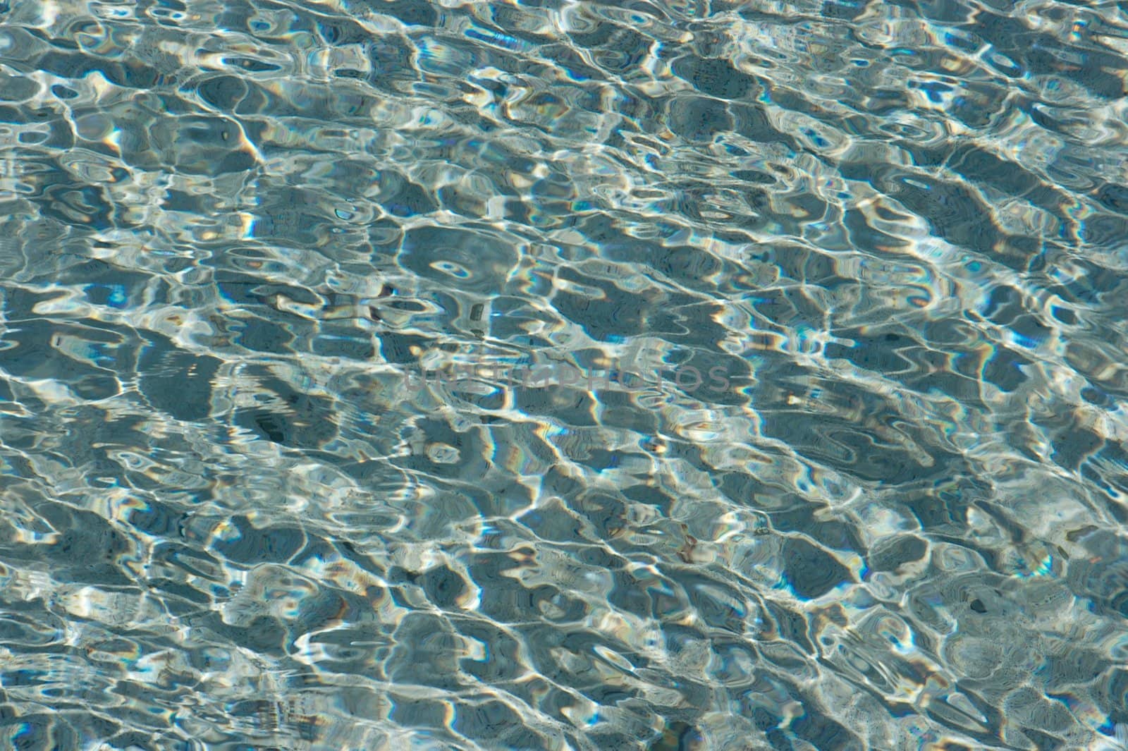 Waving water surface