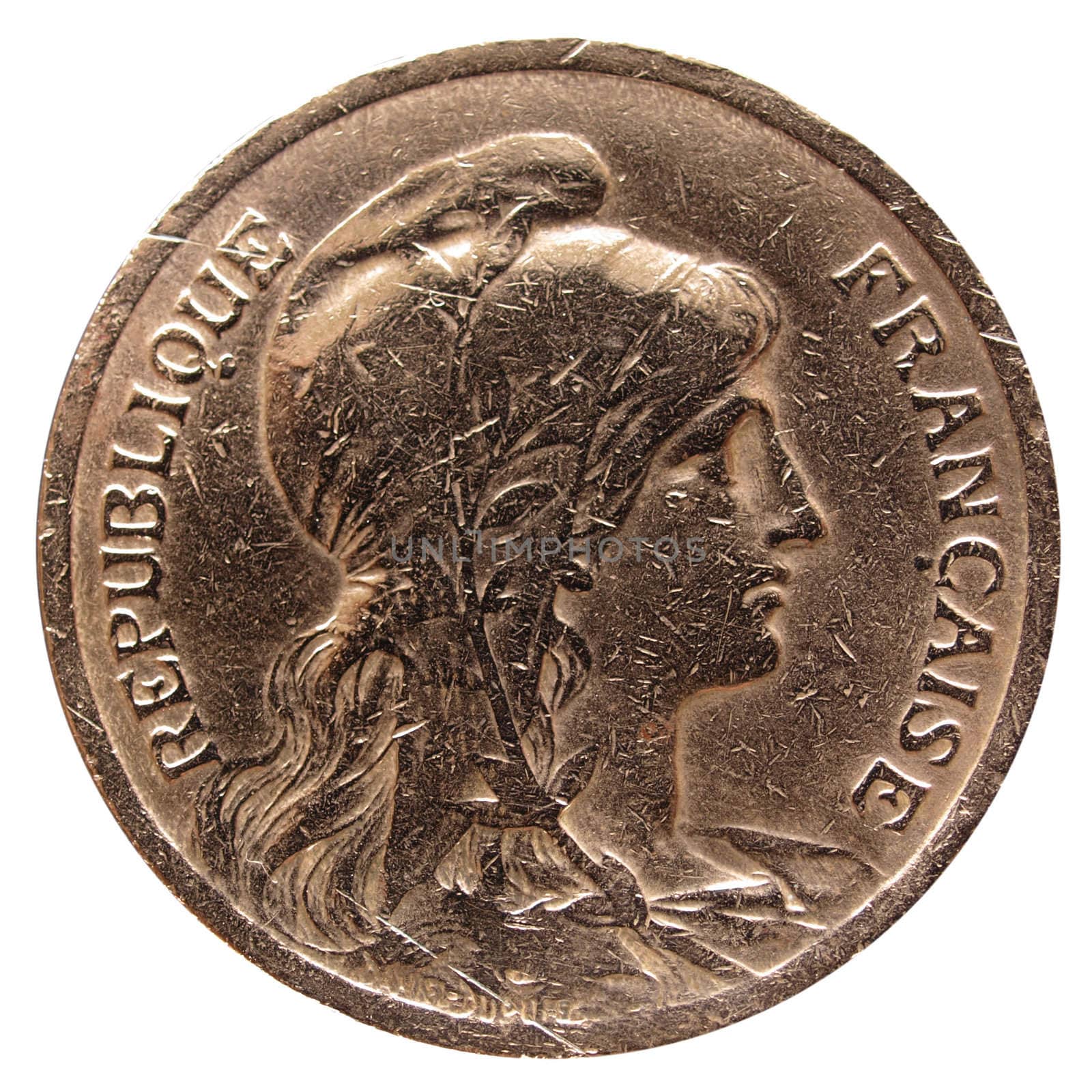 France coin by claudiodivizia