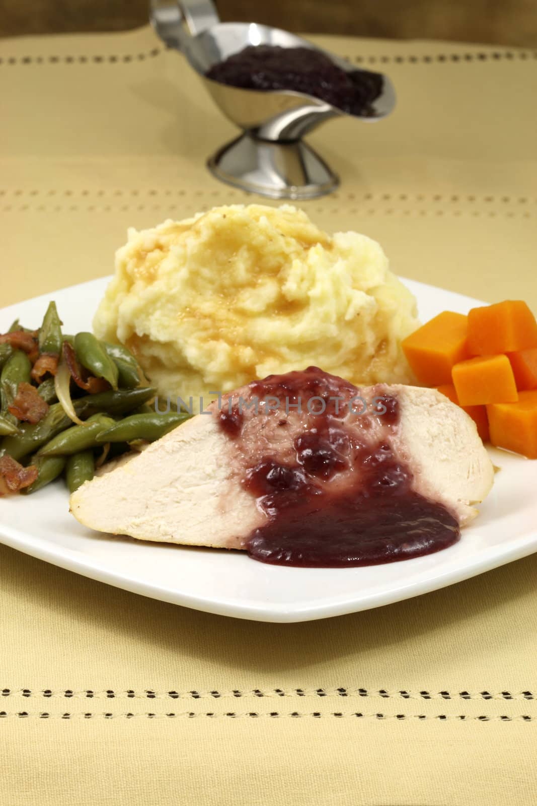 delisious thanksgiving turkey breast diner  by tacar