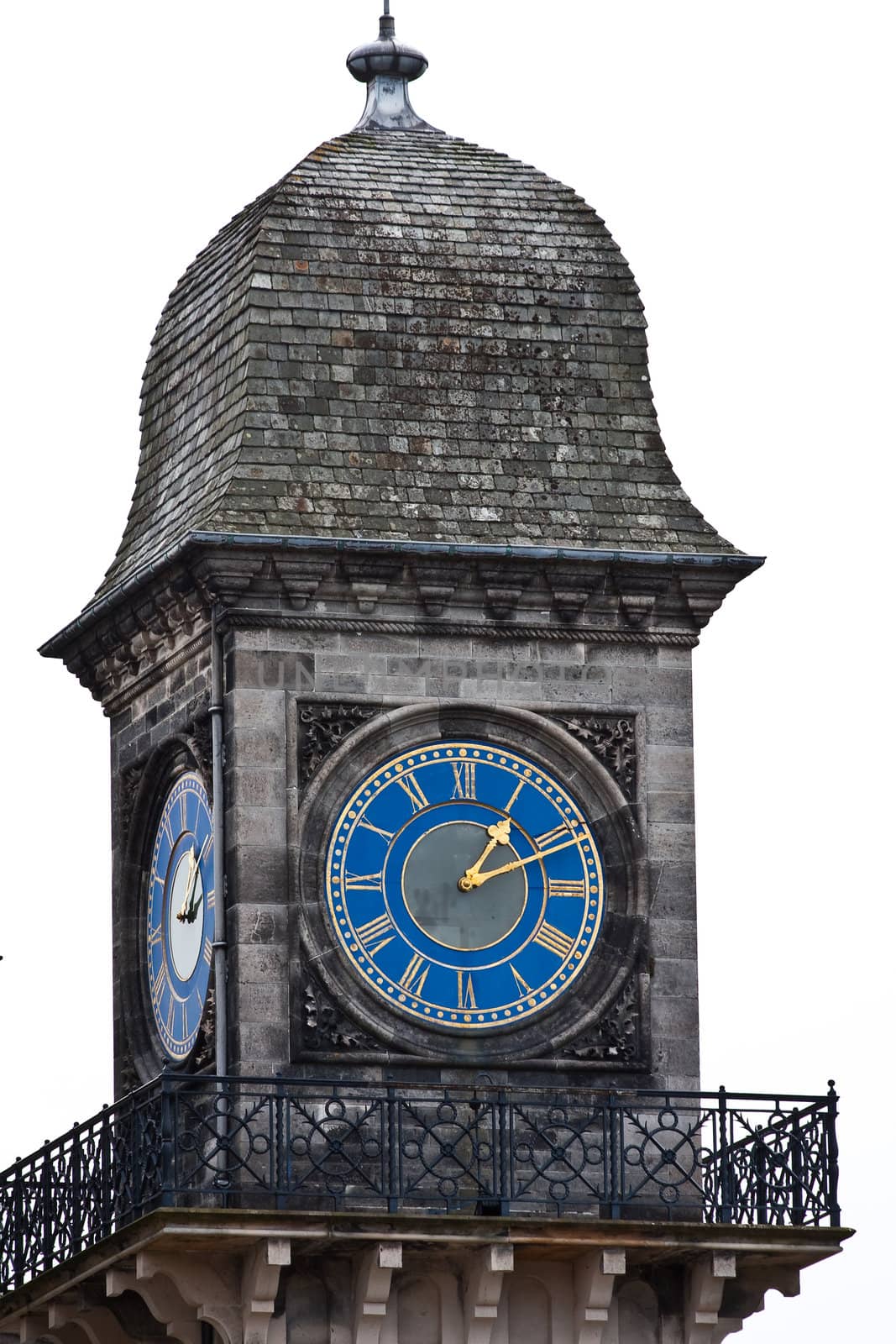 Tower clock of Dunrobin castle, Scotland, Sutherland
