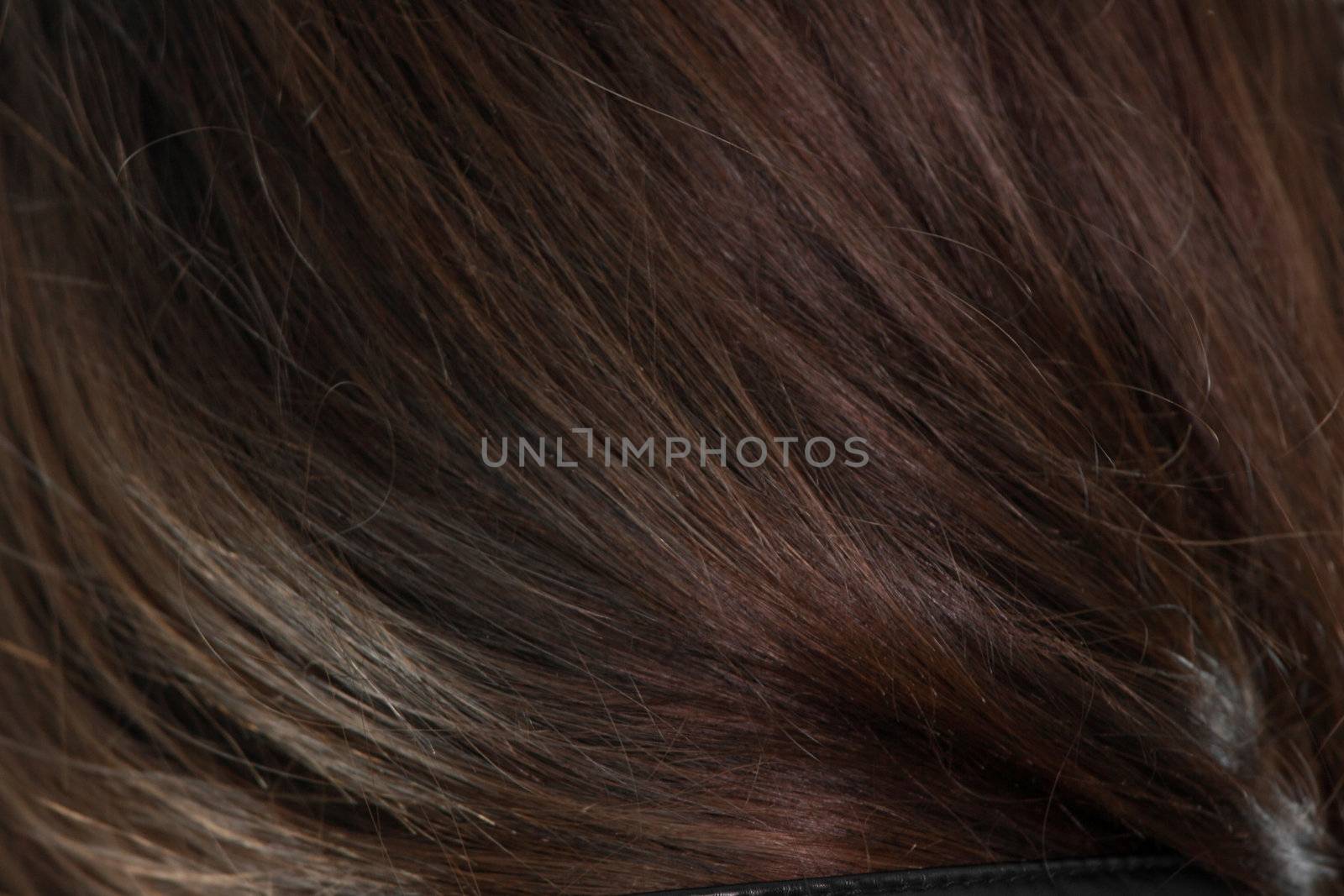 Close up hairs texture to background
