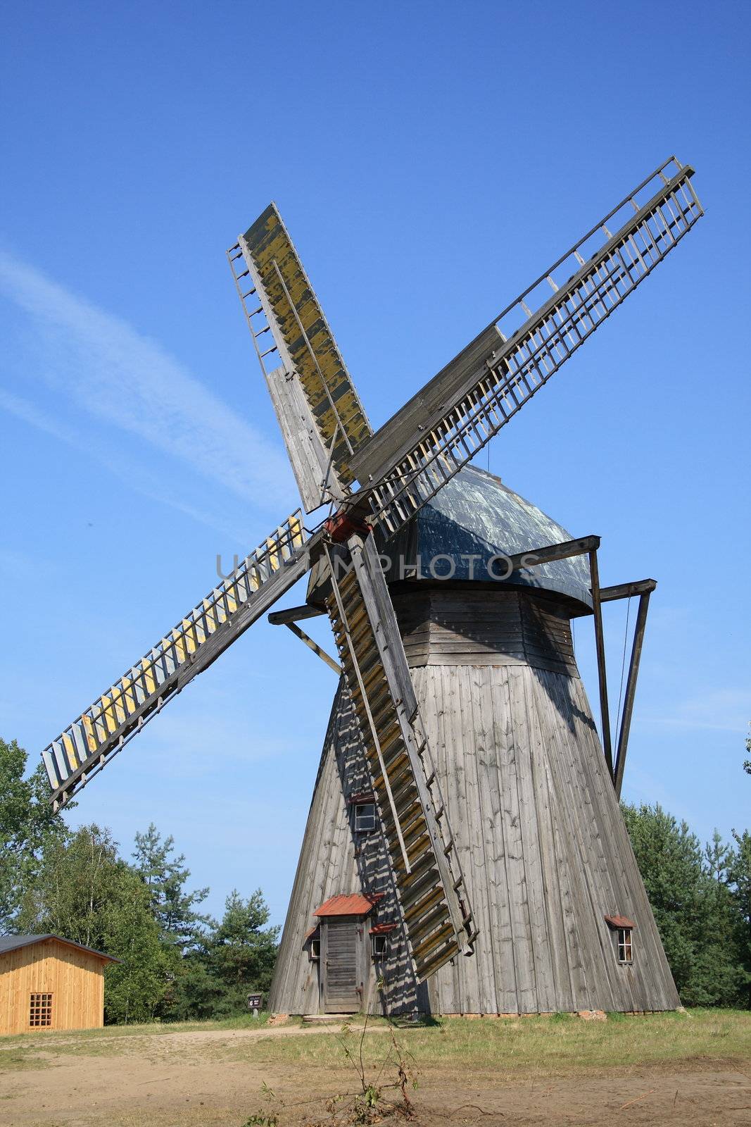 Old windmill from Poland (Wdzydze) by BDS