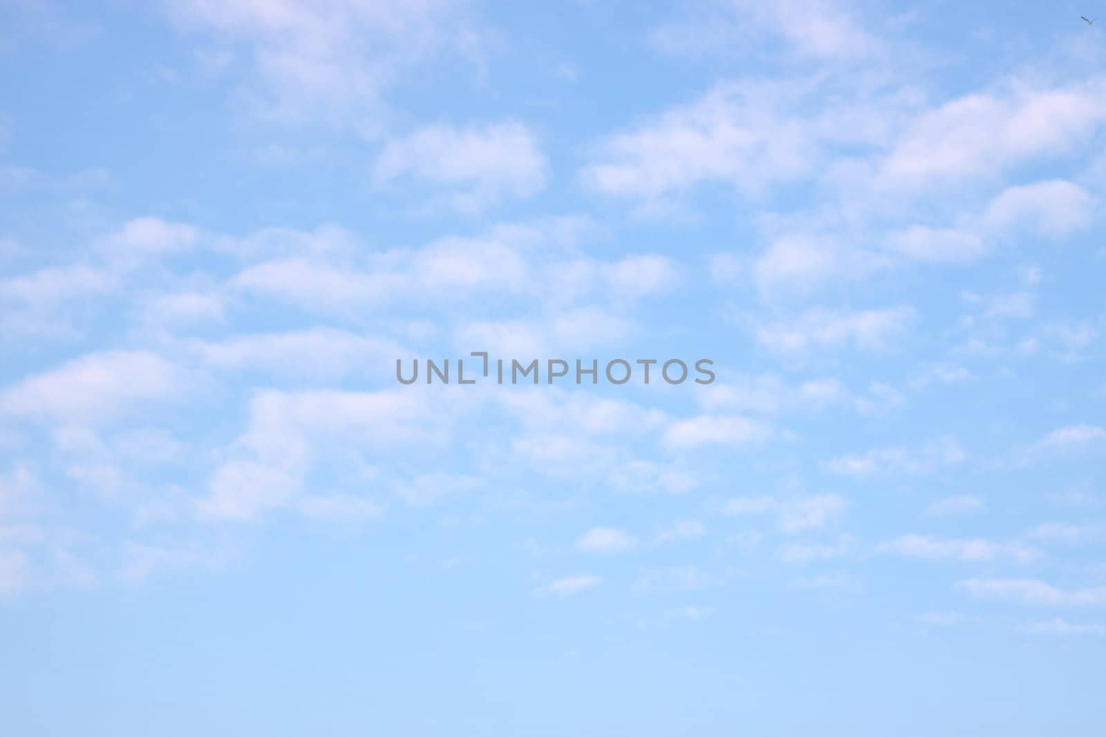 Blue sky and clouds background